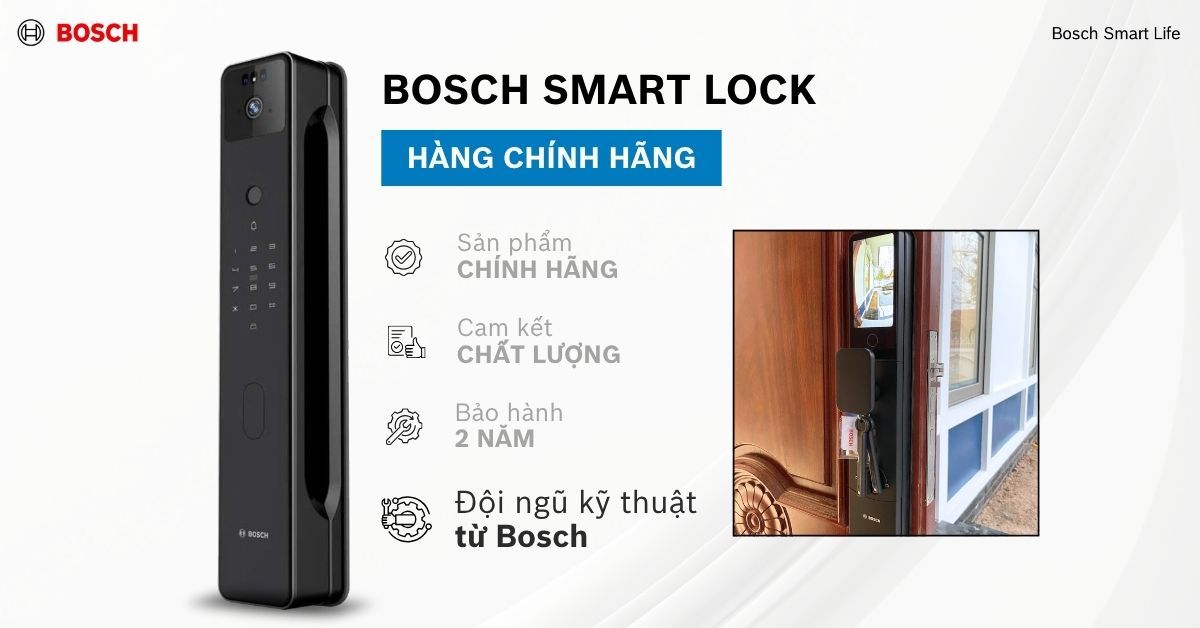 Cam kết đội ngũ kỹ thuật từ Bosch